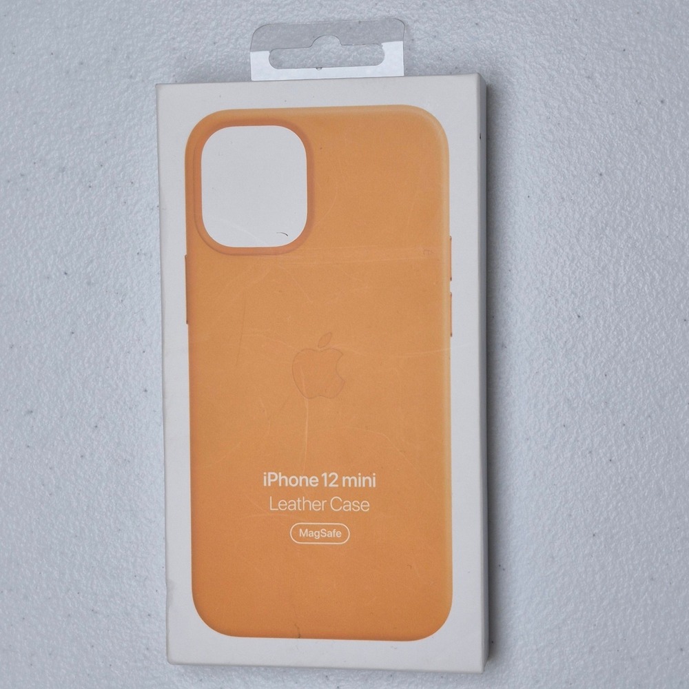 Apple iPhone 12 mini Leather Case California Poppy MagSafe MHK63ZM/A A2493